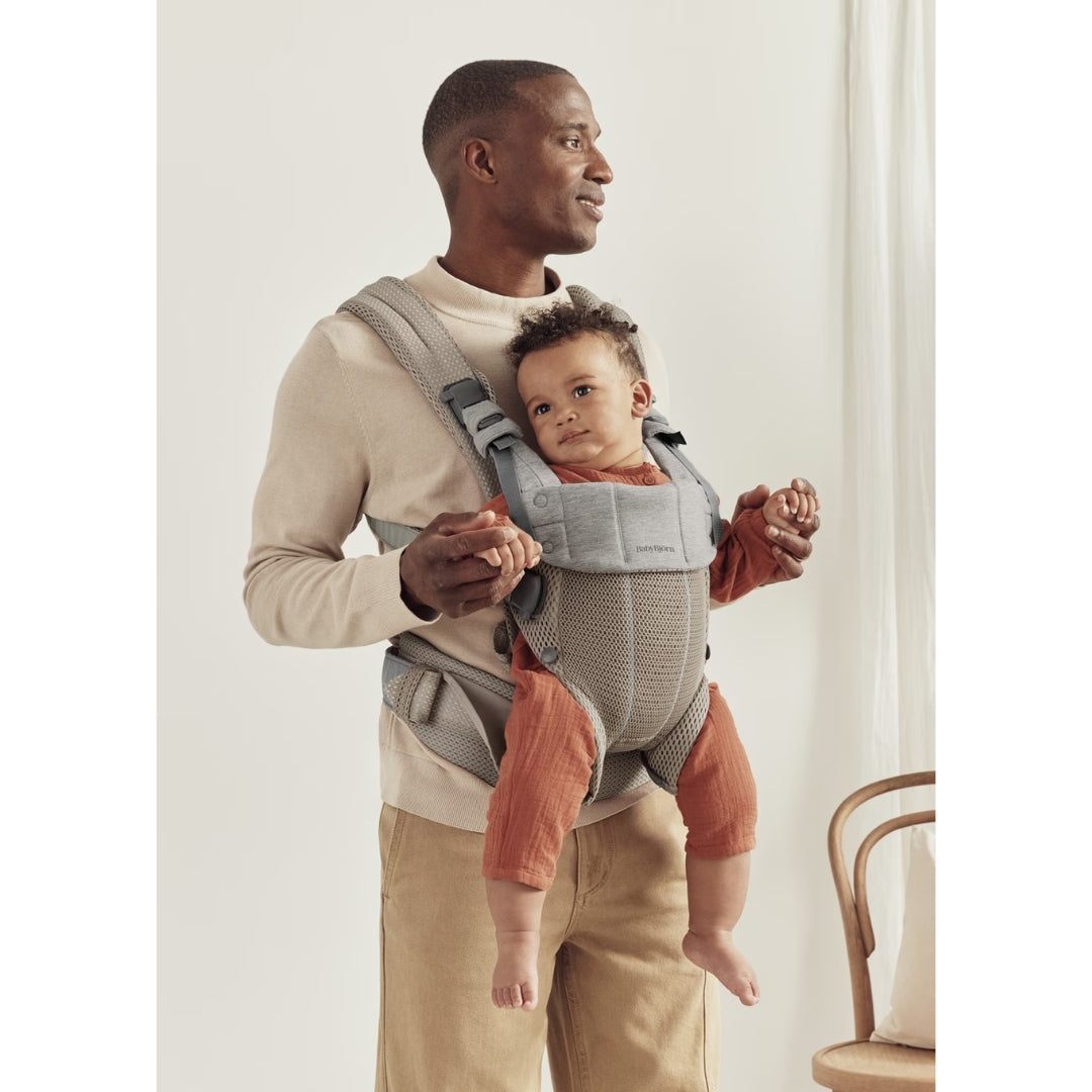 BabyBjorn Baby Carrier Harmony 3D Mesh Grey Beige
