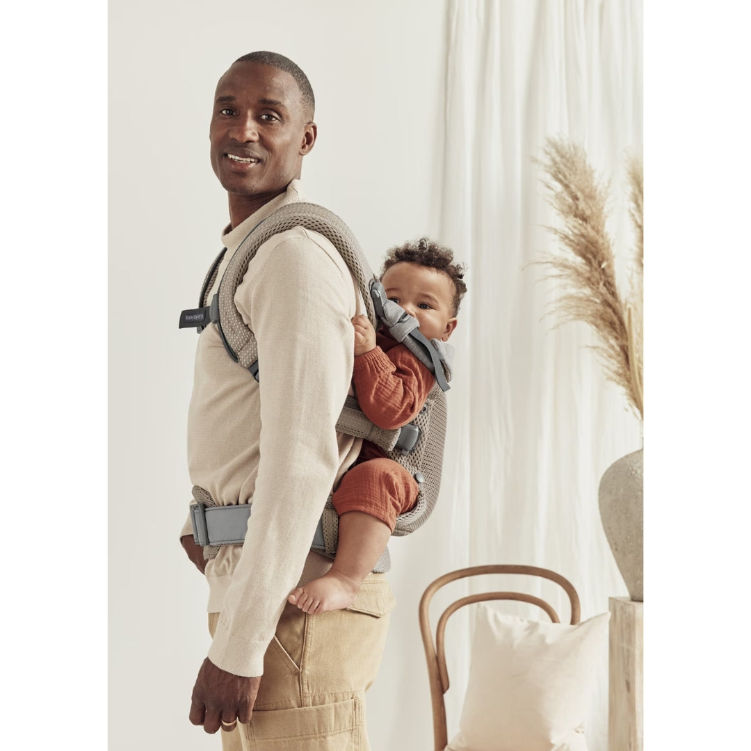BabyBjorn Baby Carrier Harmony 3D Mesh Grey Beige