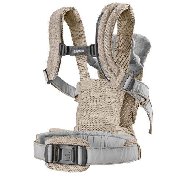 BabyBjorn Baby Carrier Harmony 3D Mesh Grey Beige