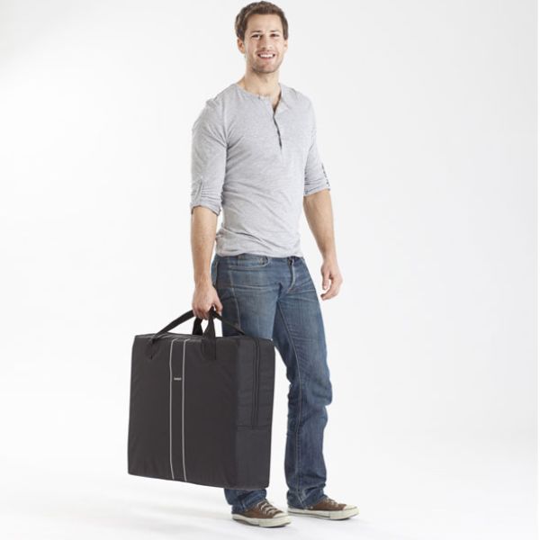 BabyBjorn Travel Cot Light Black Mesh