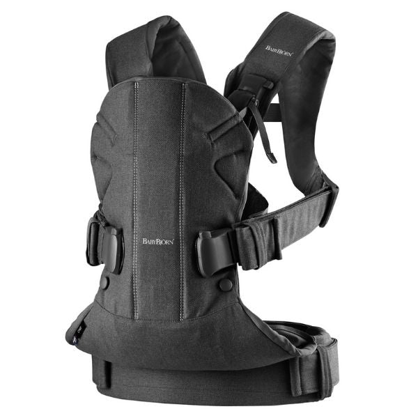 BabyBjorn Baby Carrier One Black Woven