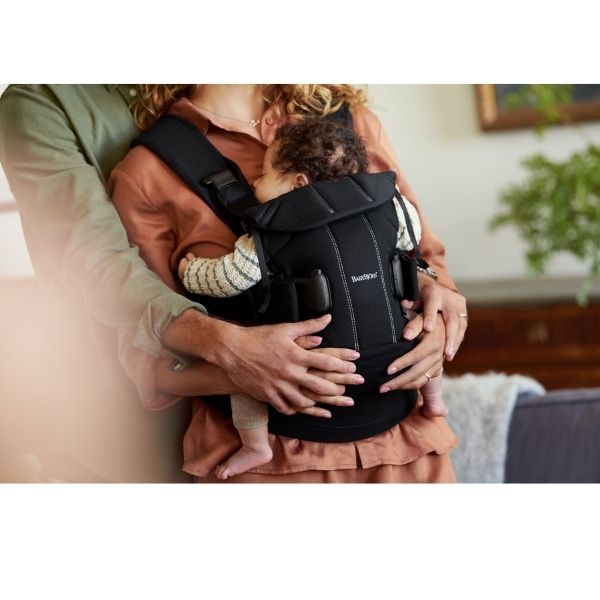 BabyBjorn Baby Carrier One Black Woven