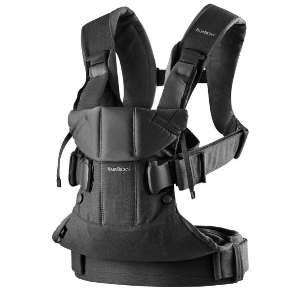 BabyBjorn Baby Carrier One Black Woven