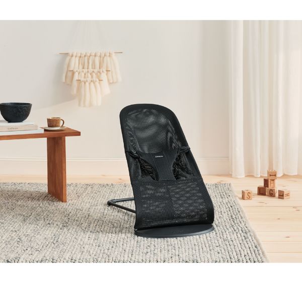 BabyBjorn Bouncer Bliss Black Mesh
