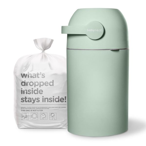 BabyRest Aster Nappy Bin Sage