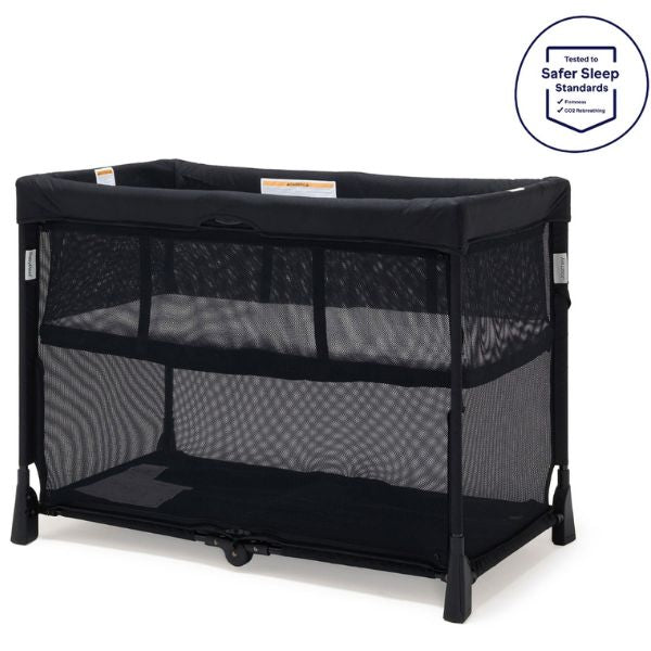 BabyRest Journey 2-in-1 Travel Cot Black