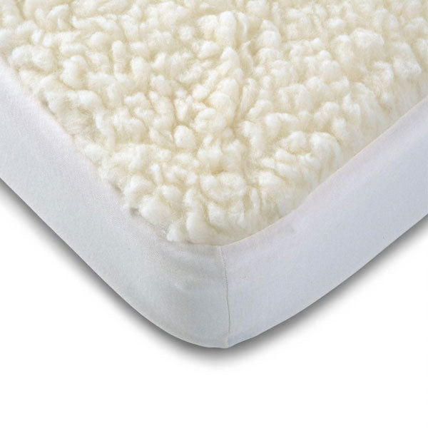 BabyRest Fitted Cot Underlay Lambswool Standard