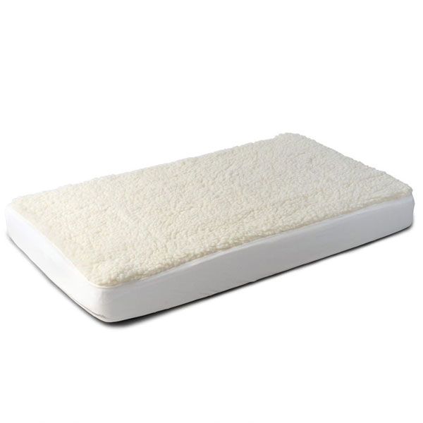 BabyRest Fitted Cot Underlay Lambswool Large