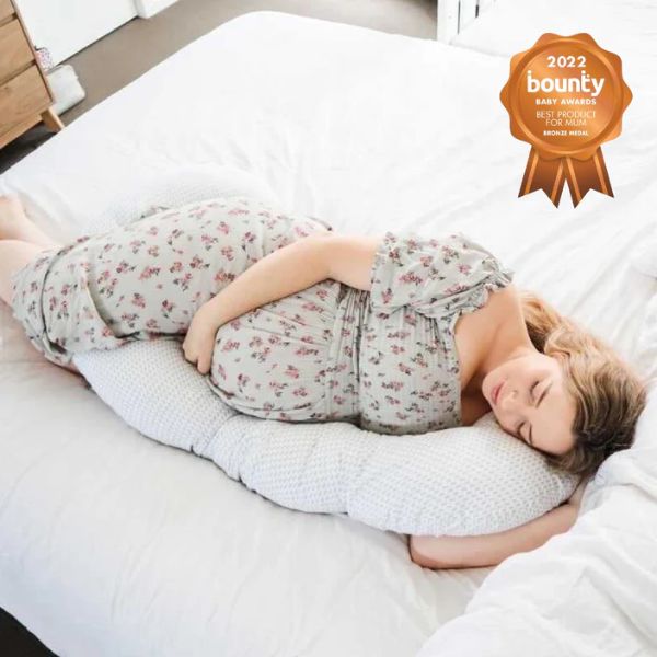 BabyStudio Body Pillow Gingham Beige