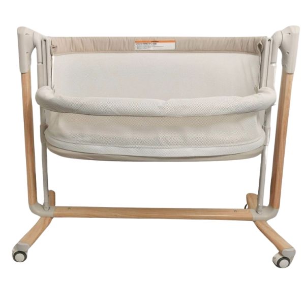 BabyStudio Rockabye Bassinet Grey/Wood