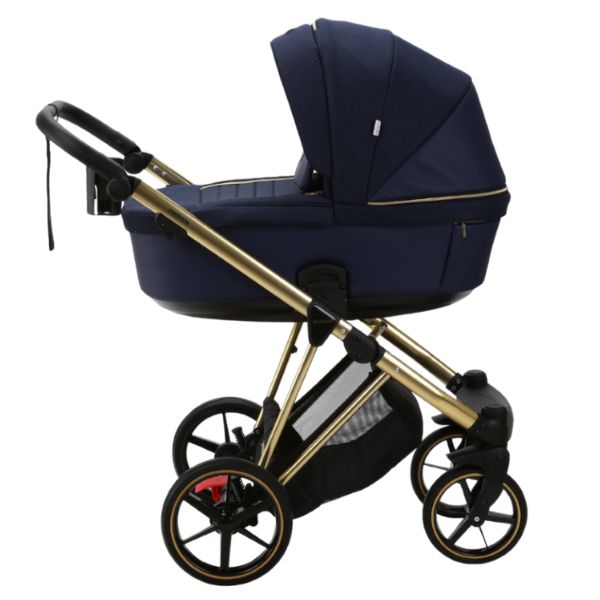 Bambini Prams Geneva Blue with Gold Frame BJORN