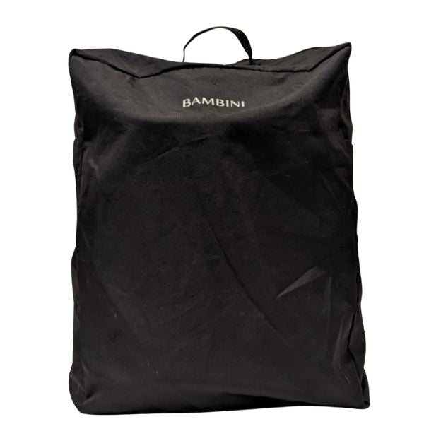 Bambini Prams Paris Travel Stroller Black Fabric with Rose Gold Frame