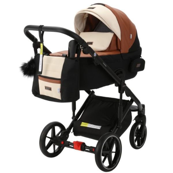 Bambini Prams MILAN² Black with Black Frame ELLIOT