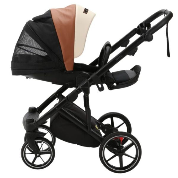 Bambini Prams MILAN² Black with Black Frame ELLIOT