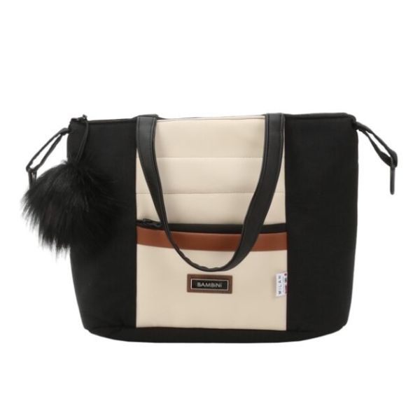 Bambini Prams MILAN² Black with Black Frame ELLIOT