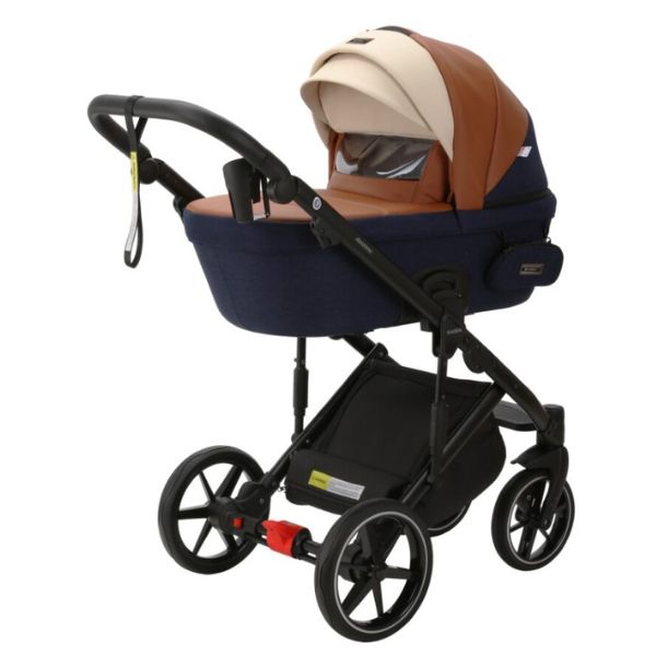 Bambini Prams MILAN² Blue with Black Frame PEYTON