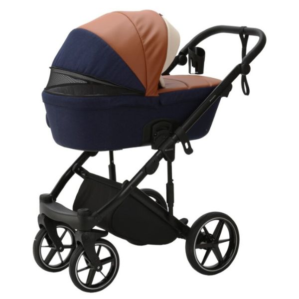 Bambini Prams MILAN² Blue with Black Frame PEYTON
