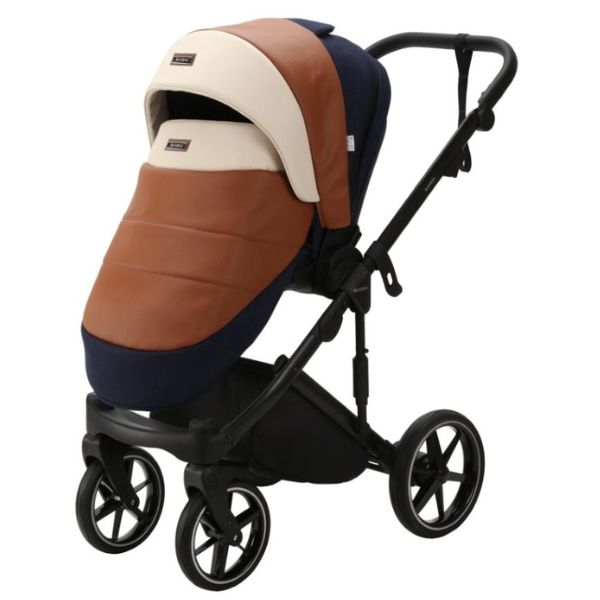 Bambini Prams MILAN² Blue with Black Frame PEYTON