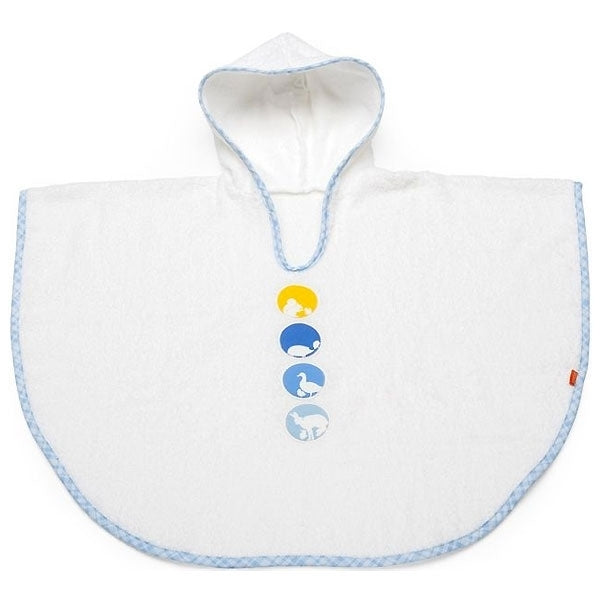 Stokke Bath Poncho Blue Silhouette