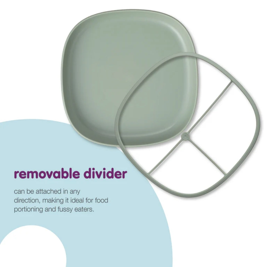 b.box 2in1 Suction Plate Sage
