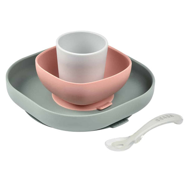 Beaba Silicone Meal Set 4pcs Eucalyptus
