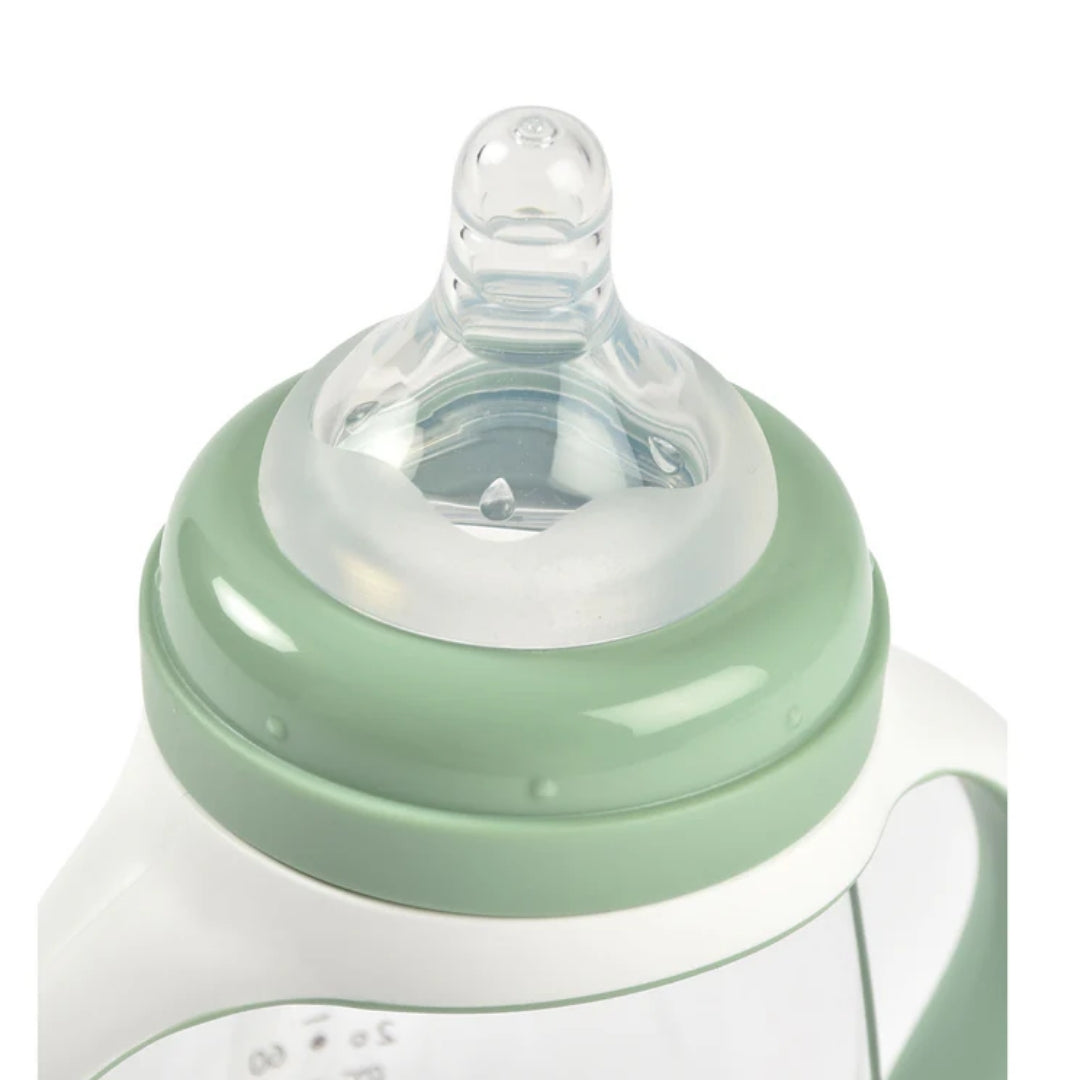 Beaba 2 in 1 Bottle to Sippy Learning Cup 210ml Sage Green