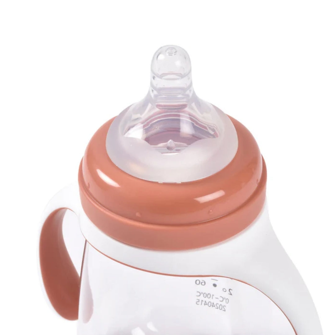 Beaba 2 in 1 Bottle to Sippy Learning Cup 210ml Terracotta