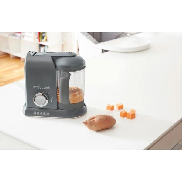 Beaba Babycook Solo 4 in 1 Steamer Blender Baby Food Maker Dark Grey