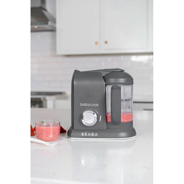 Beaba Babycook Solo 4 in 1 Steamer Blender Baby Food Maker Dark Grey
