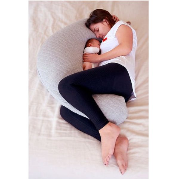 Beaba Big Flopsy Nursing Pillow Heather Grey