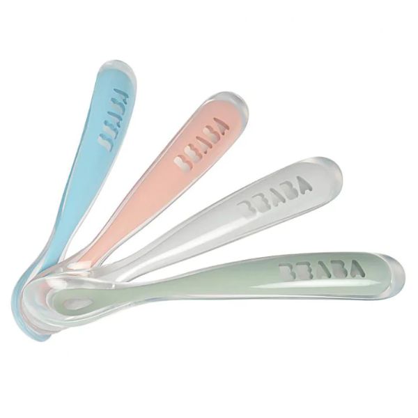 Beaba 1st Age Silicone Spoons (Set of 4)