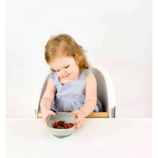 Beaba Silicone Suction Bowl Grey