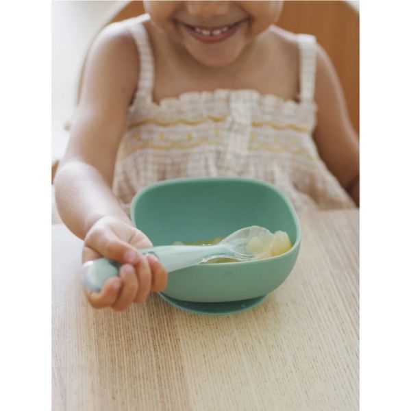 Beaba Silicone Suction Bowl Sage Green