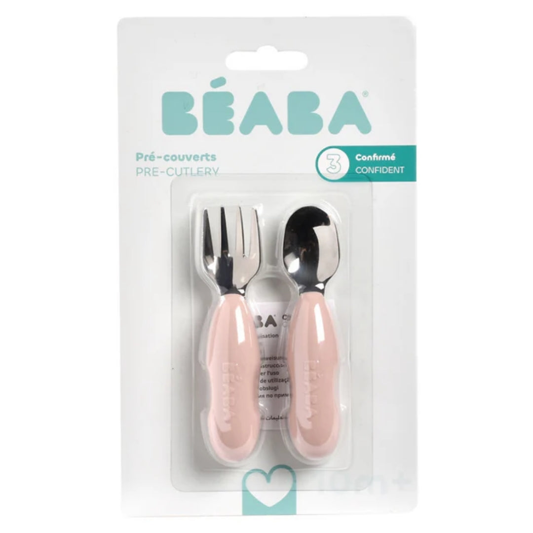 Beaba Stainless Steel Pre-Cutlery Cotton Candy