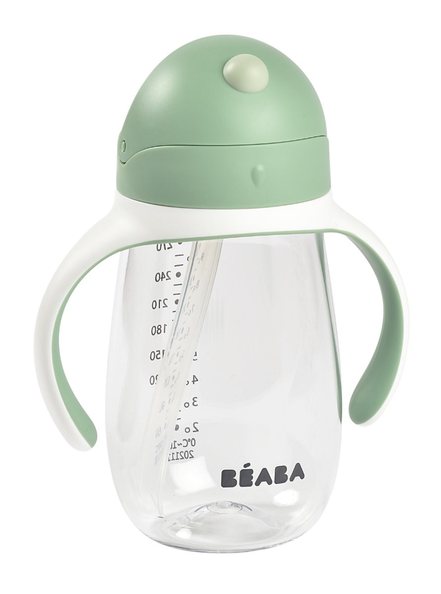 Beaba Straw Cup 300ml Sage Green
