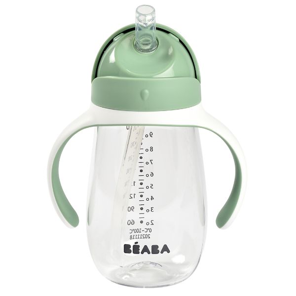 Beaba Straw Cup 300ml Sage Green