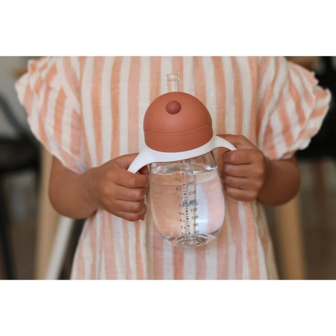 Beaba Straw Cup 300ml Terracotta