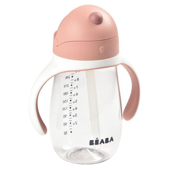 Beaba Straw Cup 300ml Vintage Pink