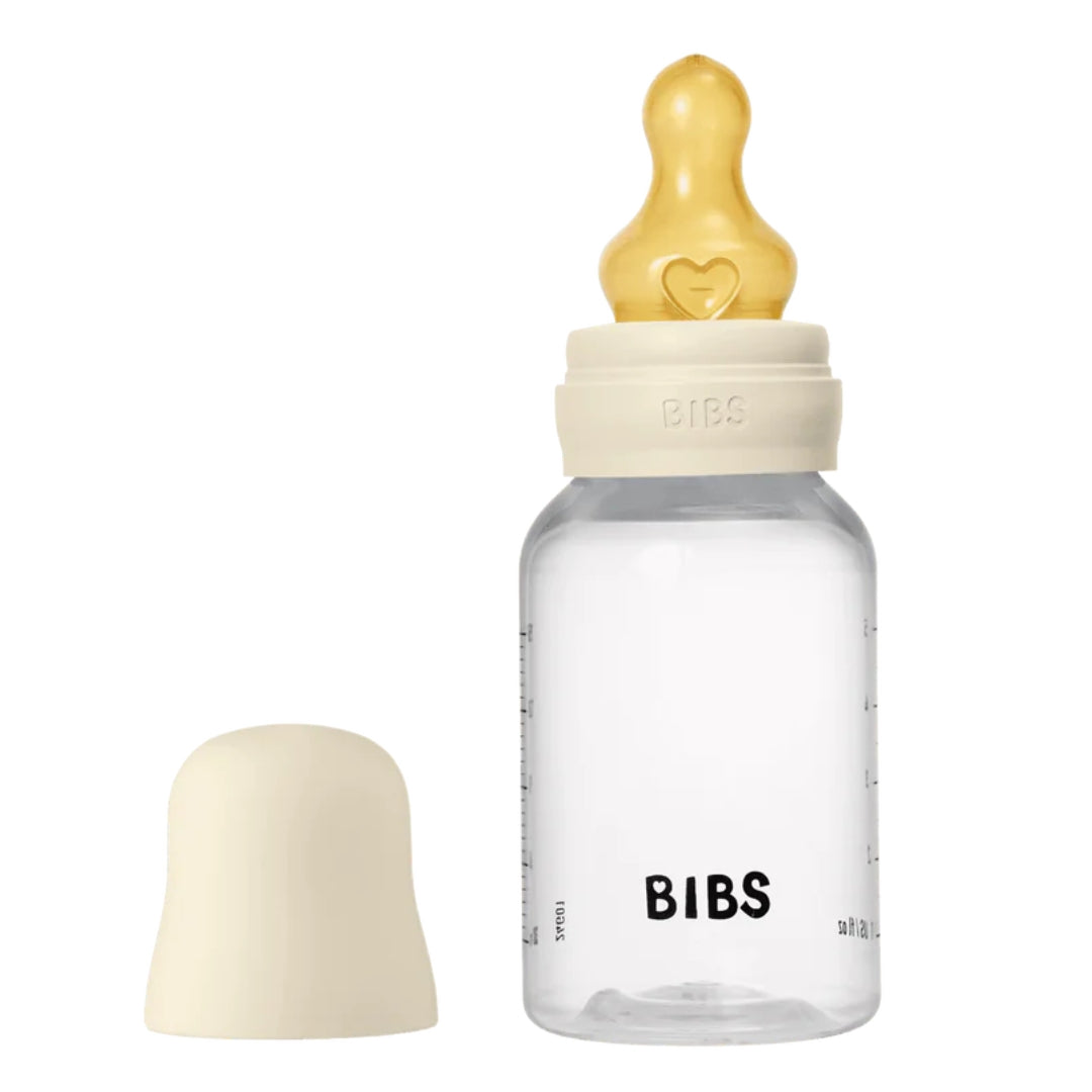 BIBS Baby Bottle Complete Set 150ml Latex Ivory