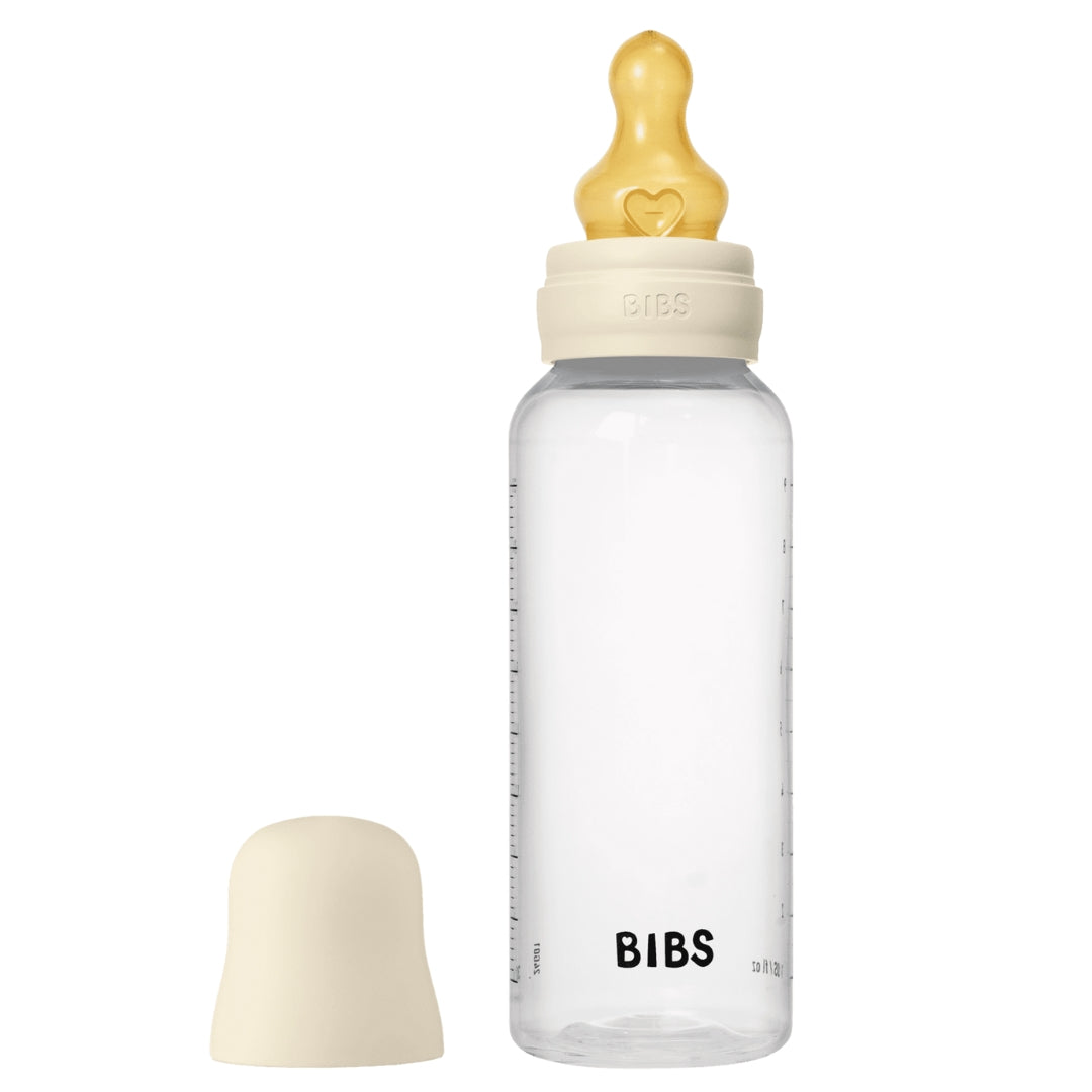 BIBS Baby Bottle Complete Set 270ml Latex Ivory