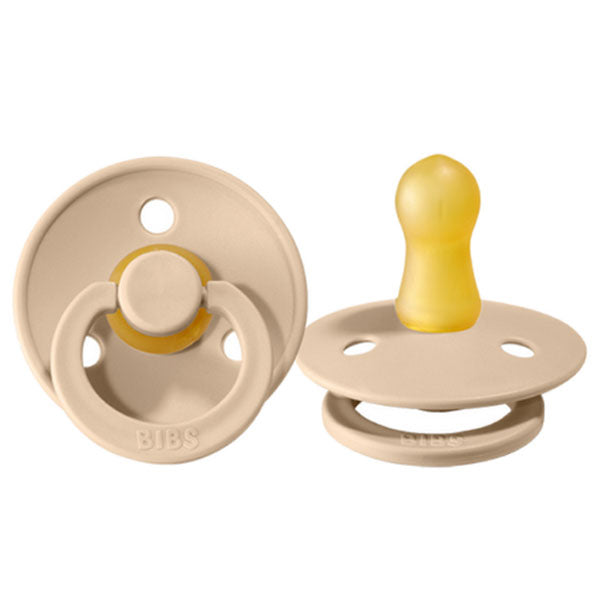 BIBS Dummy Round 2pk Vanilla Size 1