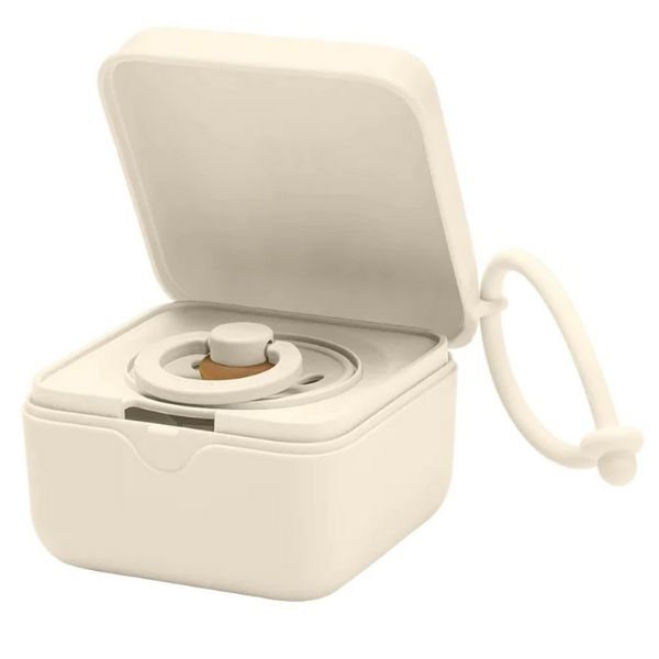 BIBS Pacifier Box Ivory
