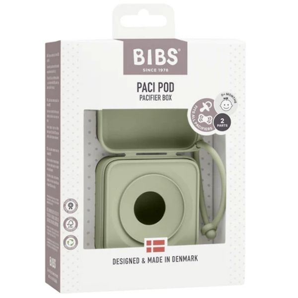 BIBS Pacifier Box Sage