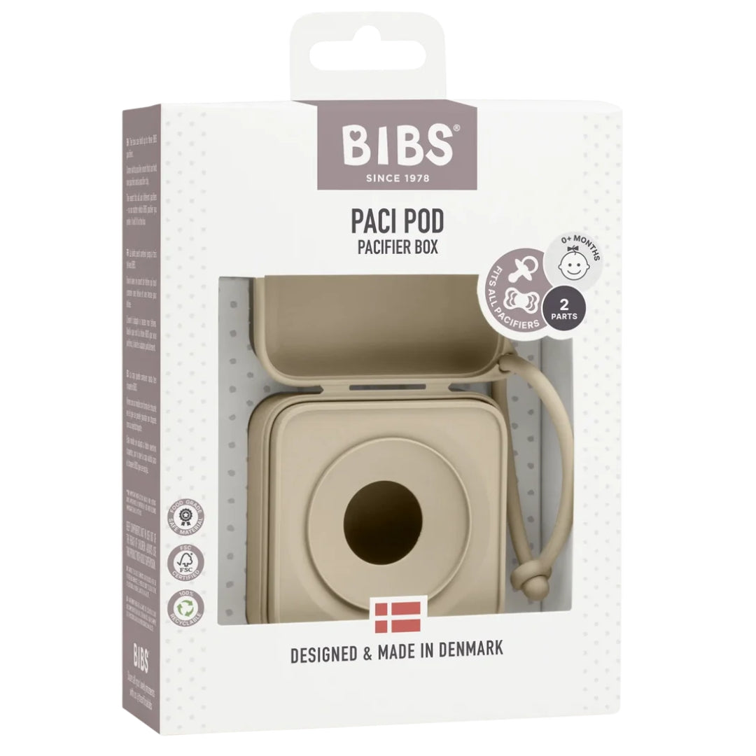 BIBS Pacifier Box Vanilla