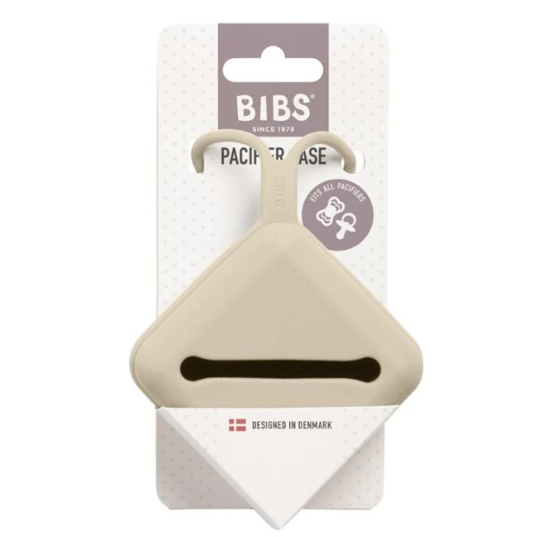BIBS Pacifier Soft Case Vanilla