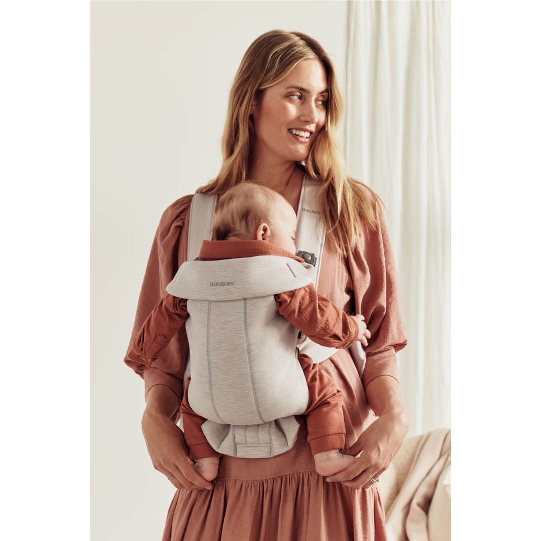 BabyBjorn Baby Carrier Mini 3D Jersey Light Beige