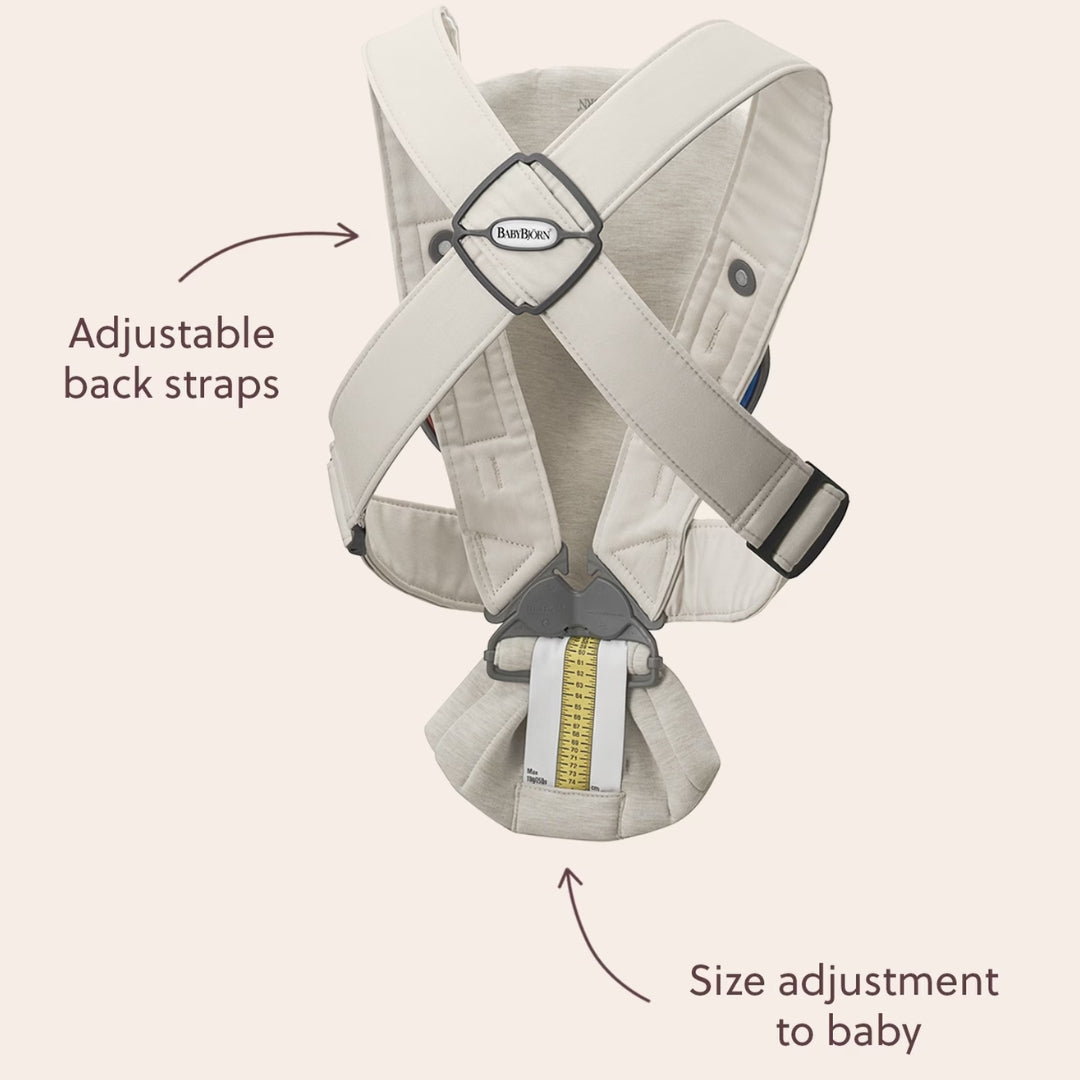 BabyBjorn Baby Carrier Mini 3D Jersey Light Beige