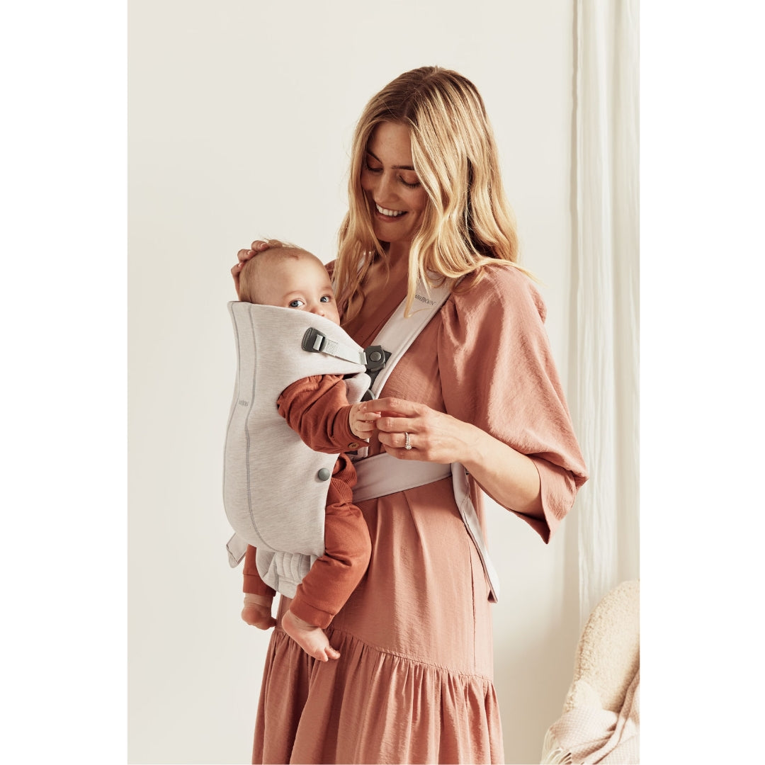 BabyBjorn Baby Carrier Mini 3D Jersey Light Beige