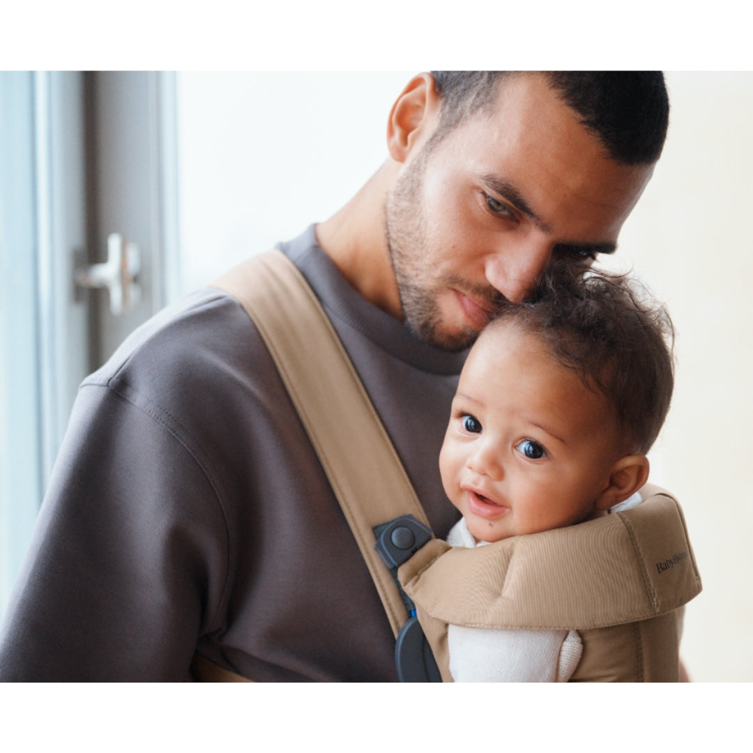 BabyBjorn Baby Carrier Mini Woven Beige – Baby Kingdom