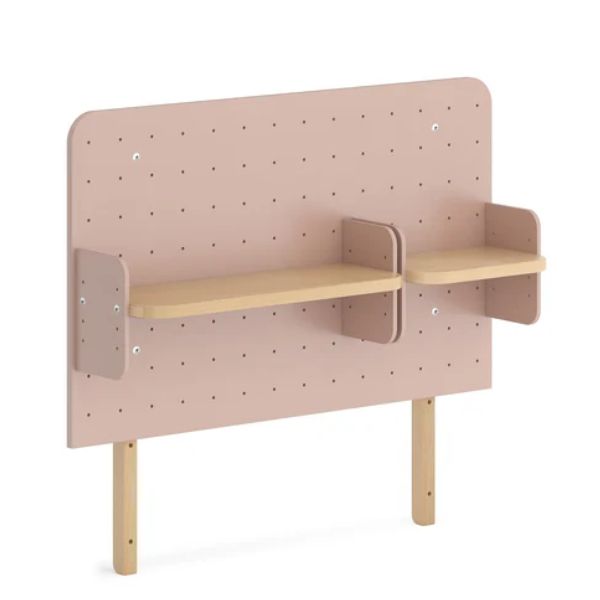 Boori Kids Pegboard Bookshelf Hutch Long (118cm) V24 Cherry/Beech